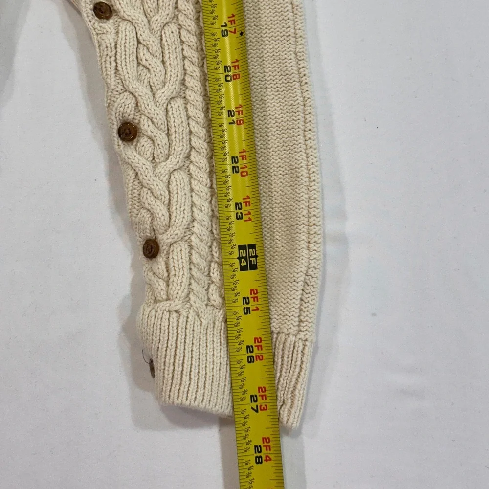 Gap Cable Knit One Piece Romper Kids‎ 18-24 Months Cream Sherpa Lined | Classic